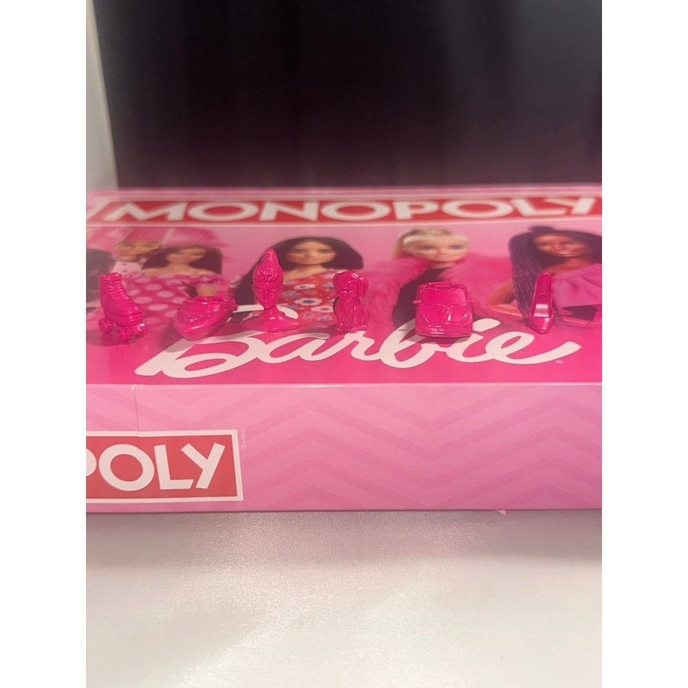 Barbie Monopoly Board Game Hasbro Gaming G0038 Pink Edition 2023 Complete - Picture 8 of 12